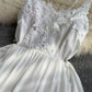 Robe dos nu en dentelle blanche pour fille 1167
