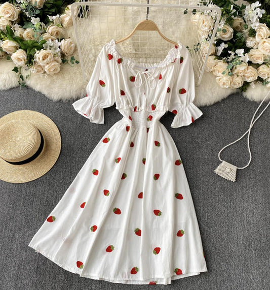 Sweet strawberry dress cherry dress pineapple dress  709