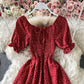 Cute A line short dress fashion dress  716