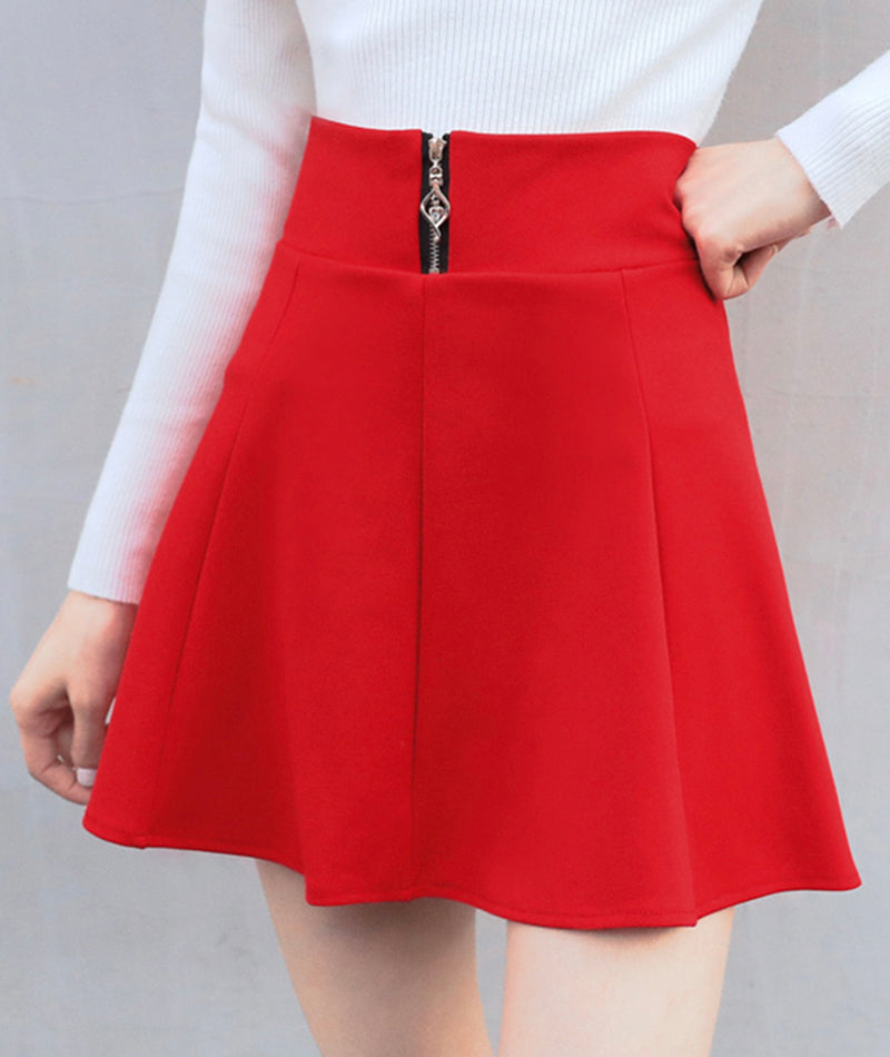 Stylish A line short skirt  3464