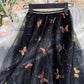 Jupe en tulle brillant à paillettes pour fille 3492