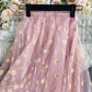 Jolie jupe trapèze en tulle à petites marguerites 3503