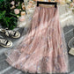 Jupe en tulle brillant à paillettes pour fille 3492