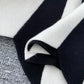 Ein Linienstreifenrock Hochwertiger Strickrock 3511