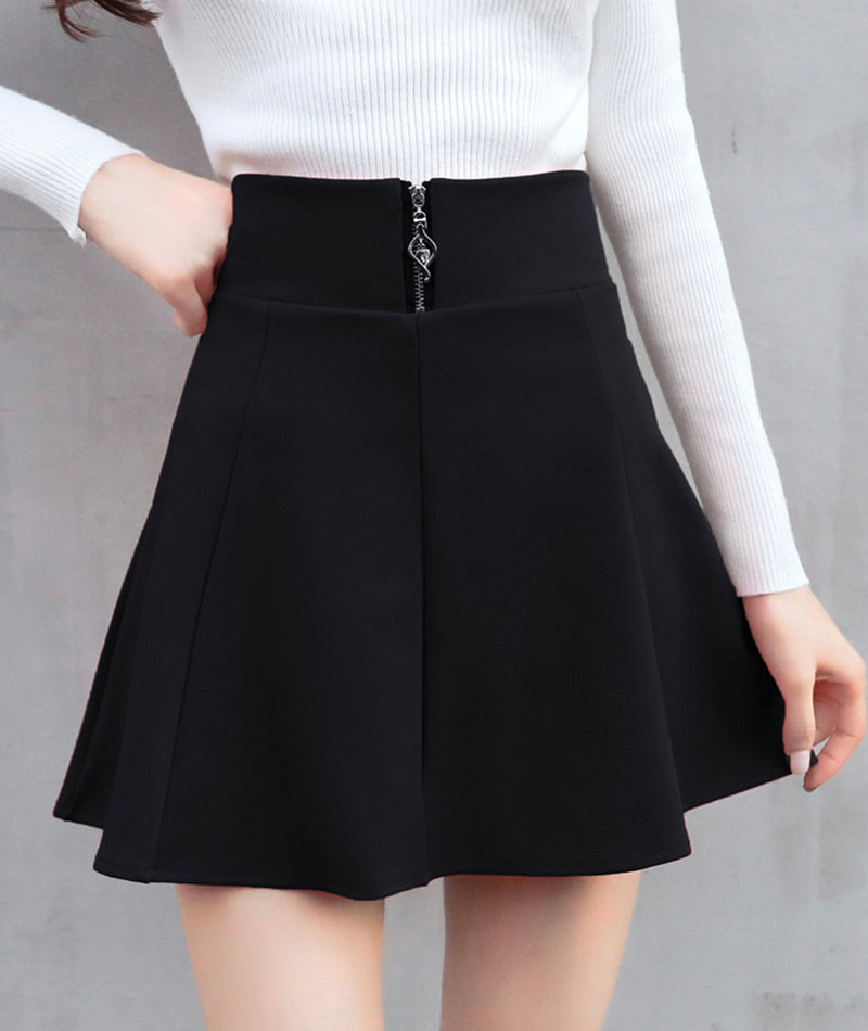 Stylish A line short skirt  3464