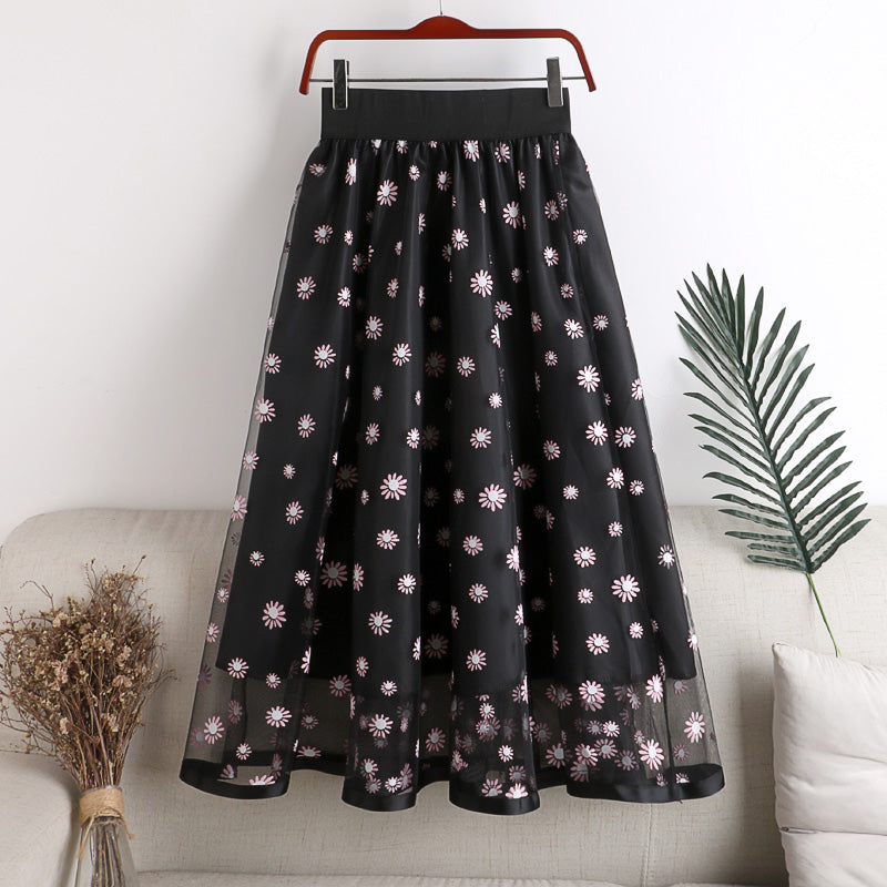 Cute little daisy A line skirt  3449