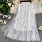 Jupe en tulle brillant à paillettes pour fille 3492