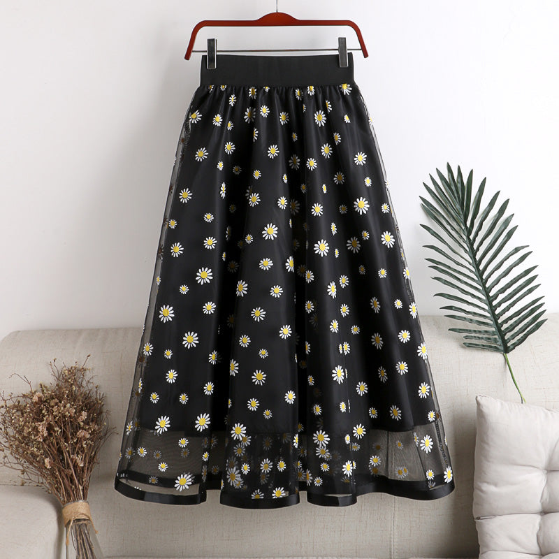 Cute little daisy A line skirt  3449