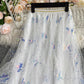 Jupe en tulle brillant à paillettes pour fille 3492