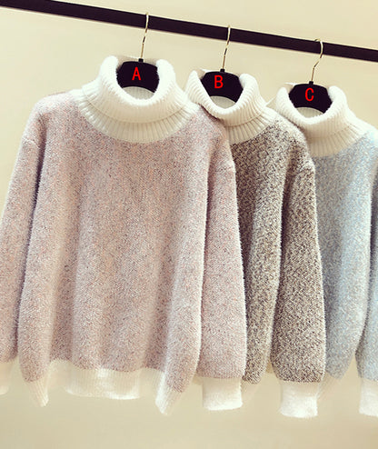 Sweater cute turtleneck sweater  123