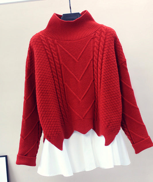 Stylish two-piece sweater  080