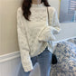Stylischer Langarmpullover 035