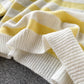 Süßer gestreifter Langarmpullover 004