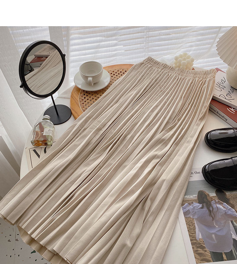 Vintage Port style high waist A-shaped skirt  5777