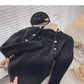 Wool sweater slim fit short small square neck double row button top  6603