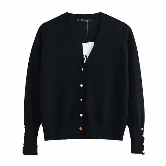 Pull cardigan slim à boutons avec veste 7215