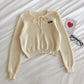 New Korean casual ins lazy long sleeve Pullover Top  6476