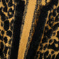 Vintage animal jacquard sweater knitted coat  7350