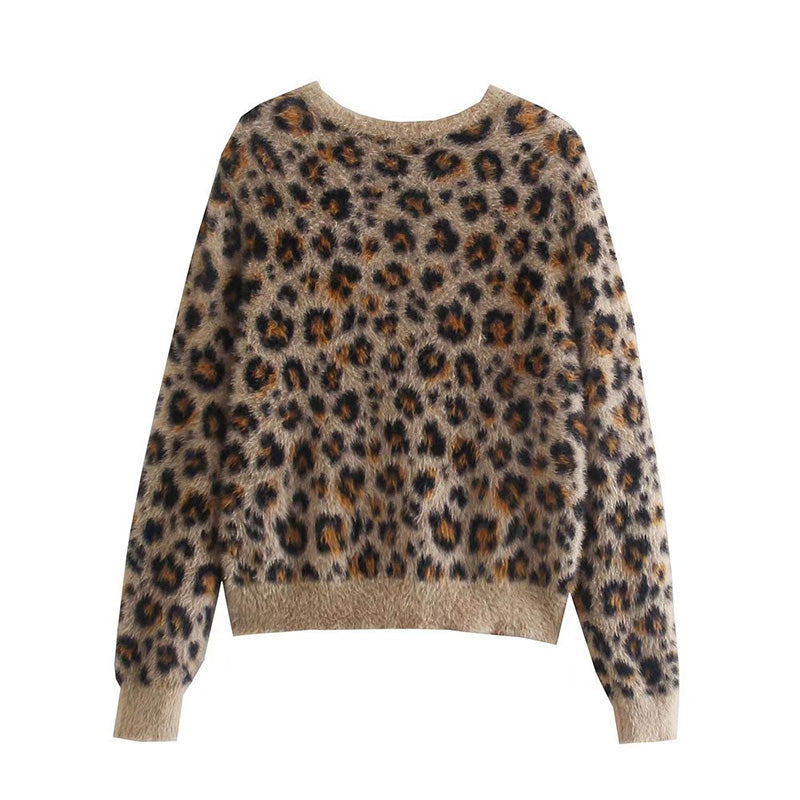 Versatile artificial fur effect sweater knitted coat  7353