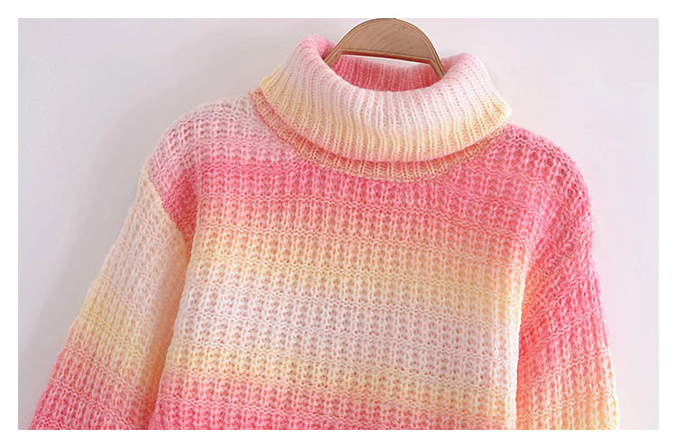 New foreign style waffle sweater short sweater  7421