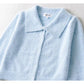 Mahai Plush Polo neck sweater cardigan sweater  7327
