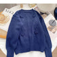 Three dimensional floret design personalized sweater  6002