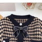 Nouveau pull à nœud xiaoxiangfeng à la mode coréenne 6026