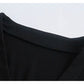 V-neck pleated breasted long sleeve short knit cardigan top  7401