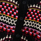 European and American women's New Retro jacquard sweater  7348