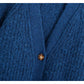 Cardigan en tricot à pointes décontracté et ample à la française 7382 