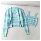 Design sense sweater cardigan jacket with suspender inside  7392