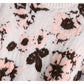 Vintage forest flower jacquard sweater soft waxy sweater  7433
