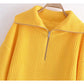 Versatile Half Zip high leader sweater  7342