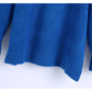 New solid color versatile loose stand collar sweater  7390