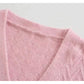 Versatile herringbone twill knit cardigan jacket  7400