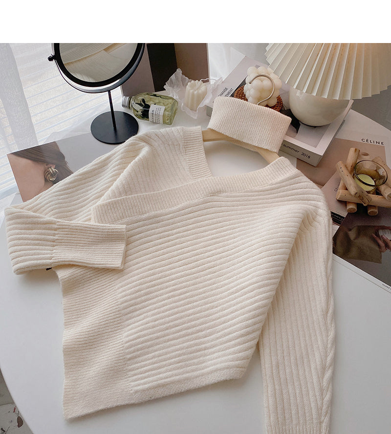 Slim design V-neck hanging neck temperament top fashion  6180