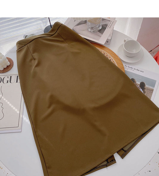 Nischendesign Mode Split High Waist Slim Rock 5729