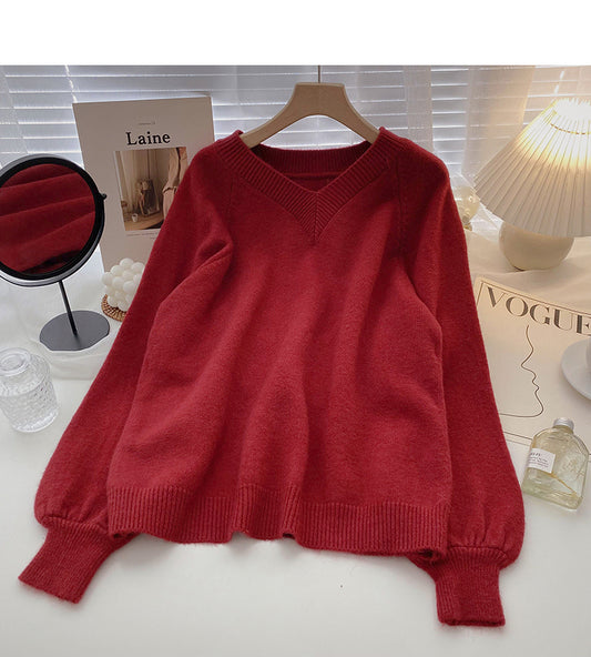 Pull ample décontracté de style port paresseux 5919