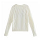 Slim-Fit-Strickpullover mit Rundhalsausschnitt 7389