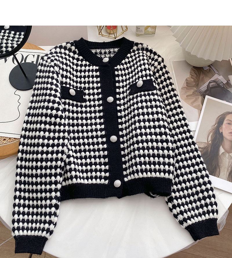 Nouveau pull à nœud xiaoxiangfeng à la mode coréenne 6026