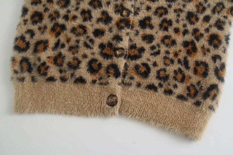 Versatile artificial fur effect sweater knitted coat  7353