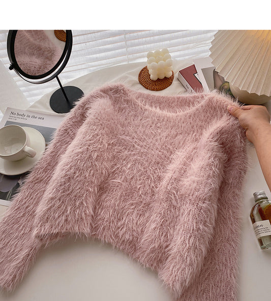 Veste pull slim à manches longues de style coréen 5928
