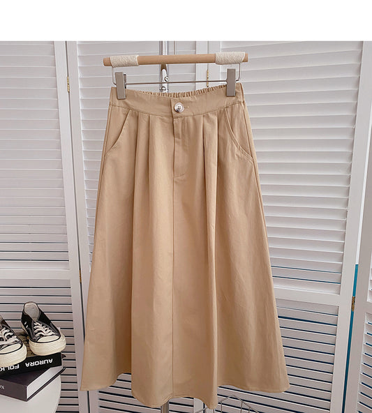 New Korean version of Hong Kong Style A-shaped umbrella skirt  5822