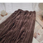 Temperament retro pleated A-shaped slim skirt  5780