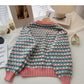 Korean minority design foreign style long sleeve top  5913