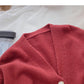 Korean retro personalized single breasted top fashion  5977