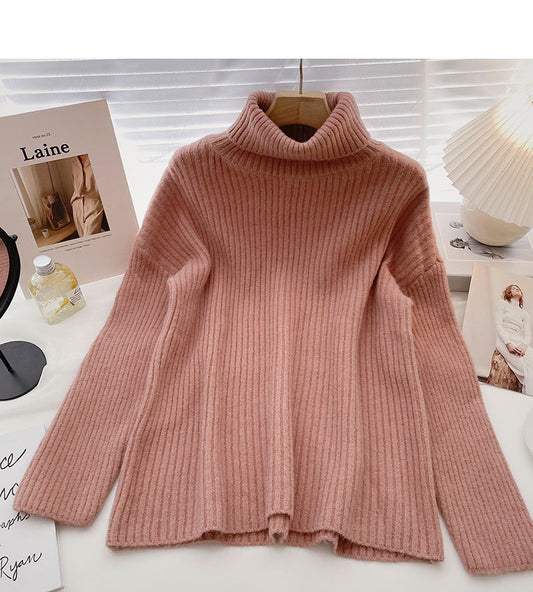 Nouveau haut décontracté de couleur pure de style coréen 5930
