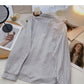 Fashion shirt stitching knitted vest fake two-piece top design  6327