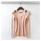 Vielseitige undichte Schulter V-Ausschnitt Langarm Pullover Cardigan Top 7273