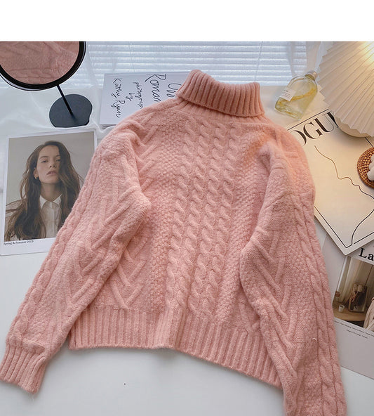 Pull ample style étranger version coréenne, doux et rajeunissant, 5988